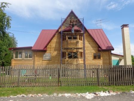 Реставрация и герметизация швов сруба